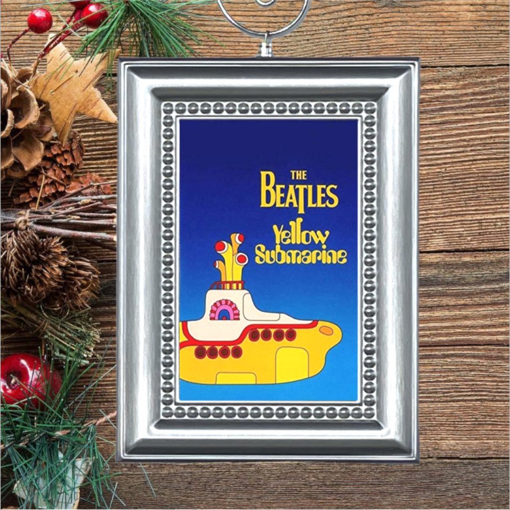 The Beatles Rock Band Yellow Submarine Christmas Tree Ornament